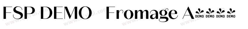 FSP DEMO   Fromage A字体转换